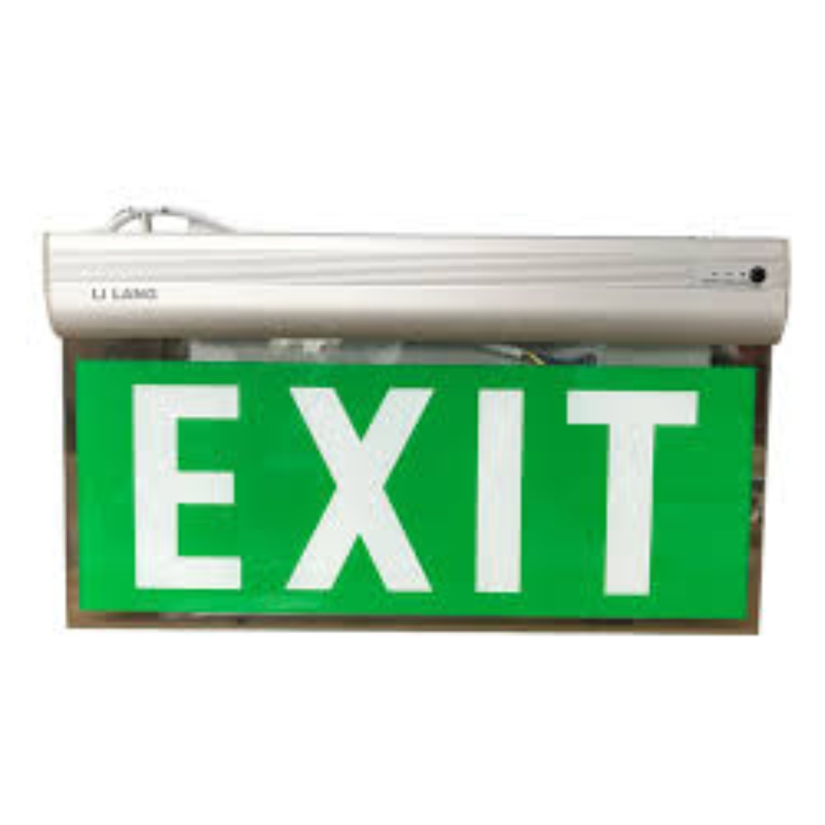 Đèn Exit Kính Trong loại 1 mặt