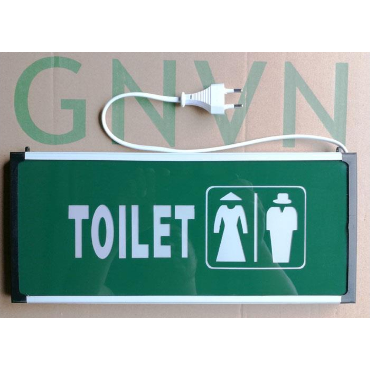 Đèn Exit thường loại 1 mặt, 2 mặt loại Chỉ TOILET